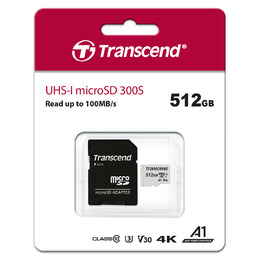 創見Micro-SDXC USD300S/512G(含轉卡)