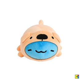 [貓貓蟲-咖波] 迷你狗狗裝咖波懶洋洋絨毛娃娃