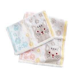 無撚日本貓童巾 25x50cm (隨機出貨)