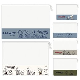 SNOOPY(古典糸)網格收納袋 A6/B6/A5/小 (款式隨機出貨)