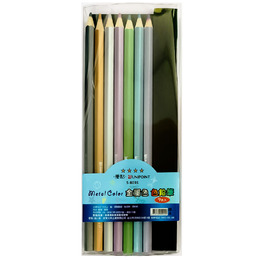 AC英士E六角金屬色鉛筆7色-803S