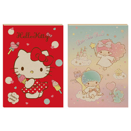 三麗鷗16K定頁筆記 Hello Kitty/雙子星