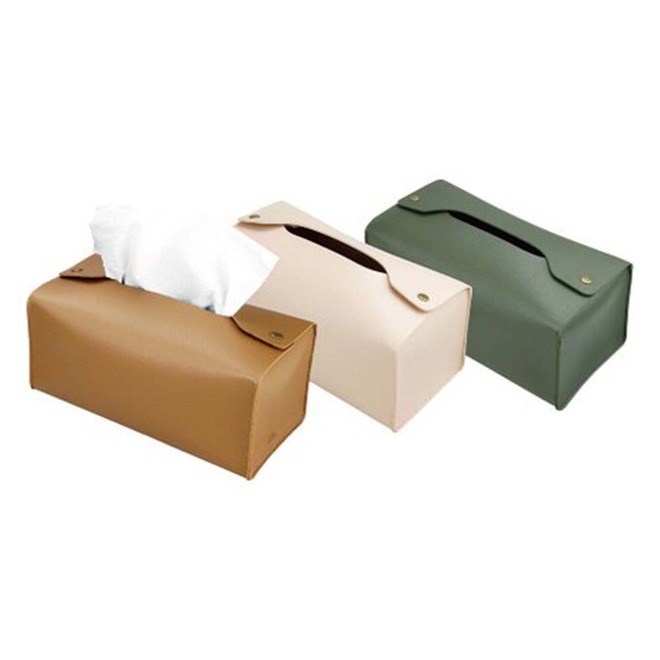 ABEL-PU皮革面紙盒22X11X10cm (不含裝飾物)