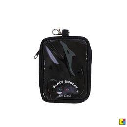 [貓貓蟲-咖波] 黑貓蟲兄弟娃娃萬用收納痛包(黑)