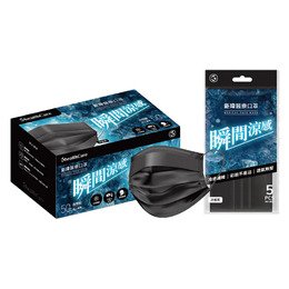 鉅瑋 涼感黑醫療口罩(未滅菌)