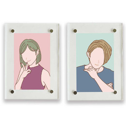 推活磁吸式壓克力相框