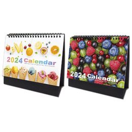 2024年水果三角桌曆