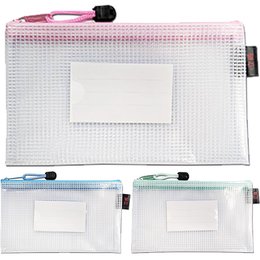 B6馬卡龍網狀拉鍊袋