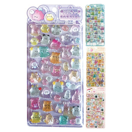 3D幽靈家族壓克力水晶貼紙(款式隨機出貨)