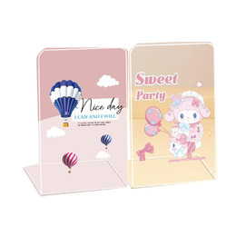 L型透明書架(單片)(款式隨機出貨)