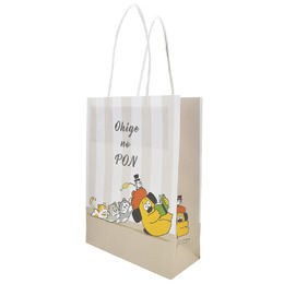 胡子碰碰 紙藤手提袋(3入)中