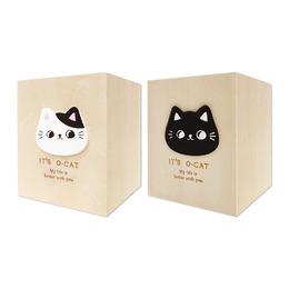 O Cat 原木筆筒