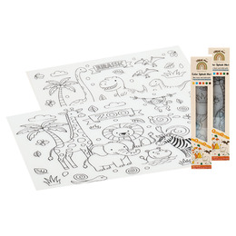 TRENi MIni 塗鴉可水洗矽膠餐墊組