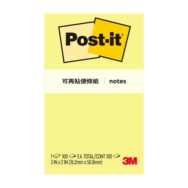 3M 可再貼利貼 656-4A 