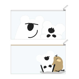 黑田桑透明筆袋