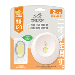 花仙子 去味大師抗菌浴廁消臭劑 朝露凝香(1正1補)