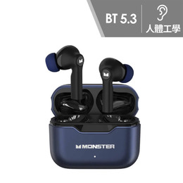 MONSTER MON-XKT02-BL經典真無線藍牙耳機(藍)