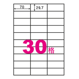 阿波羅A4自黏標籤(20入)70*29.7mm