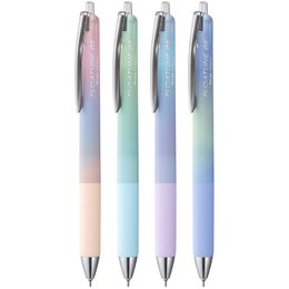 Pentel 按壓輕滑鋼珠筆黑芯(限定組) 0.5