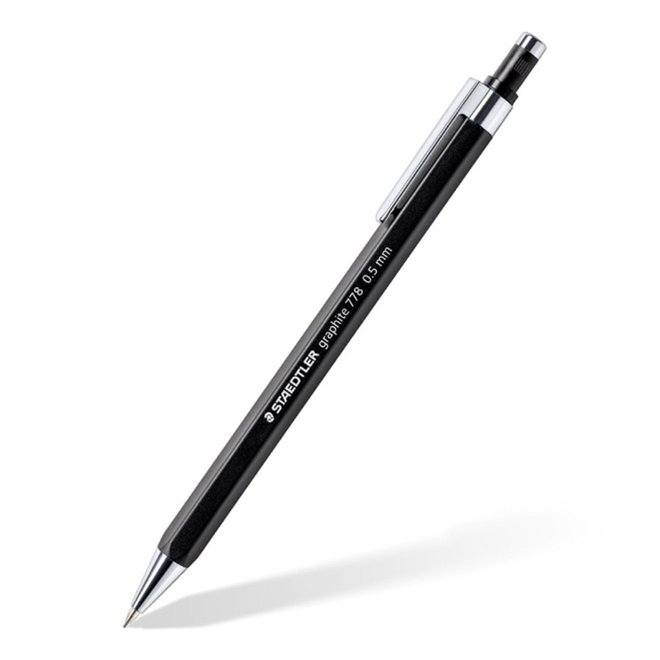 (網路限定販售)STAEDTLER施德樓 MS778六角形自動鉛筆0.5/0.7-黑