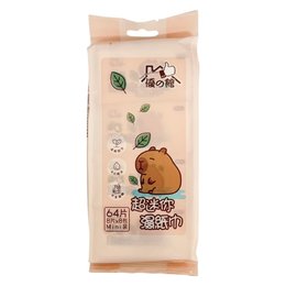 超迷你濕紙巾(8抽x8包)
