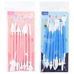 雙頭造型黏土工具8件組