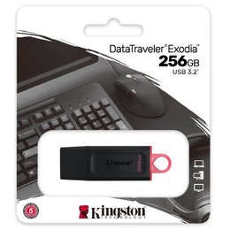 金士頓 DTX-256GB行動碟(USB3.2)