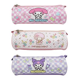 三麗鷗 圓筒三拉筆袋