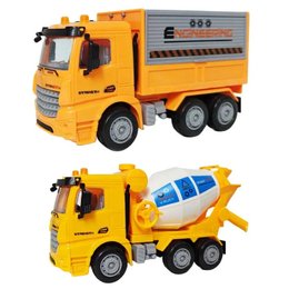 1:40磨輪車-歐翼式貨車/水泥車