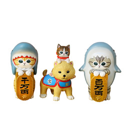 貓福珊迪招財公仔