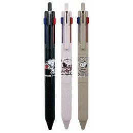 三菱 史努比三色自動溜溜筆0.5