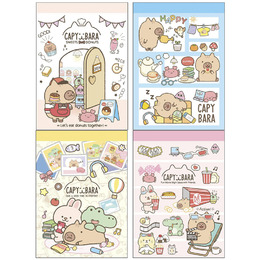 水豚便條本-迷你B (款式隨機出貨)