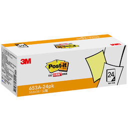  (網路限定販售)  3M 可再貼便條紙環保經濟包 653A