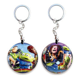 Toy story4 玩具總動員立體球型拼圖鑰匙圈24片