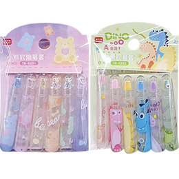 6入筆套-恐龍/小熊