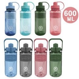 綠貝 精選彈跳吸管太空壺(附背帶)-600ml