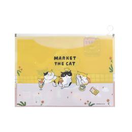 阿喵菜市場A4雙層拉鍊袋-咖哩