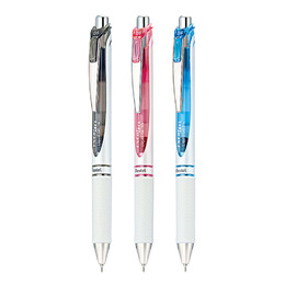 Pentel 極速鋼珠筆-白桿BLN75