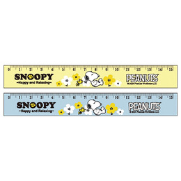 SNOOPY(小日子)15公分溝引尺 (顏色隨機出貨)