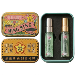 明星花露水鐵盒 5ml*2