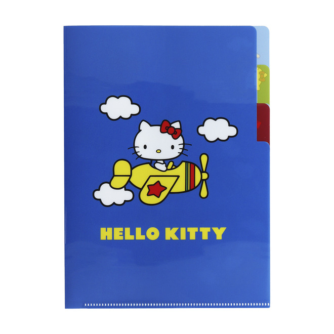 HelloKitty50週年L型A5三夾層資料夾