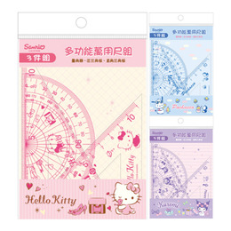 三麗鷗 萬用尺3件組