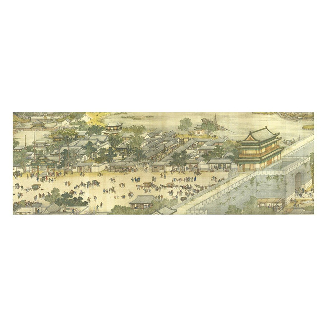清院本-清明上河圖拼圖 (1008片)