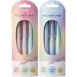 Pentel 按壓輕滑鋼珠筆限定版3入組 0.5