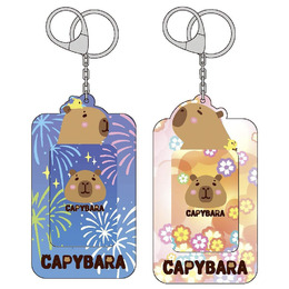 水豚寶 (繽紛系列)鎖圈造型票卡夾 (款式隨機出貨)