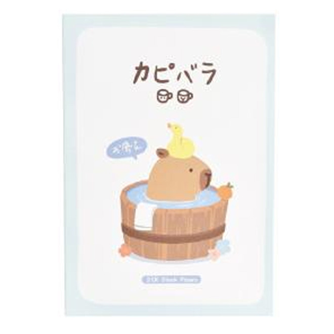 卡皮胖拉-25K空白固頁筆記本