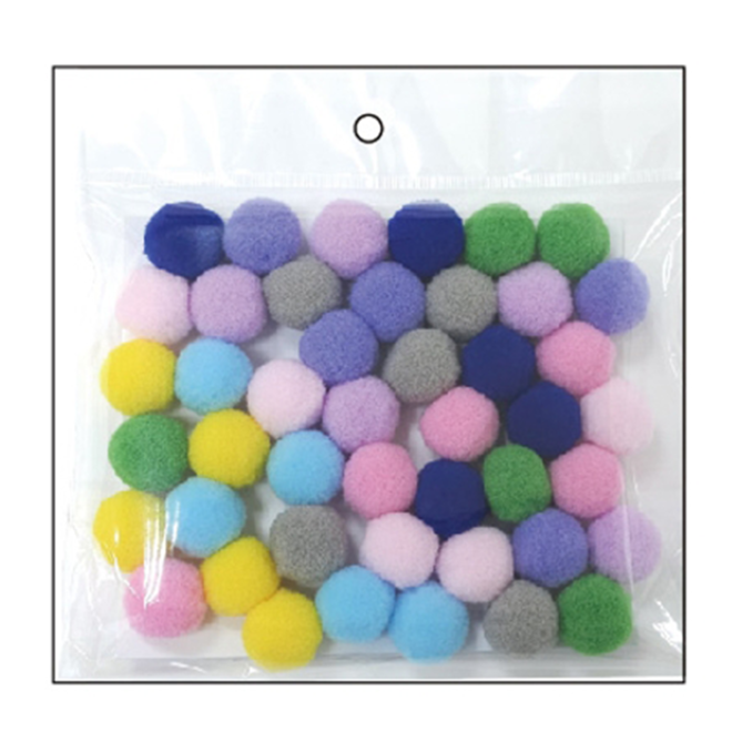 輕心毛球(2cm45入/2.5cm27入) 混色