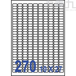 裕德-三合一電腦標籤US4343﹙270格﹚